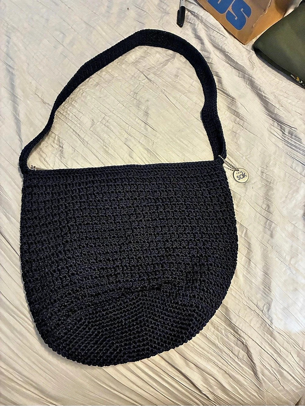 The Sak 120 Hobo Shoulder Bag in Black